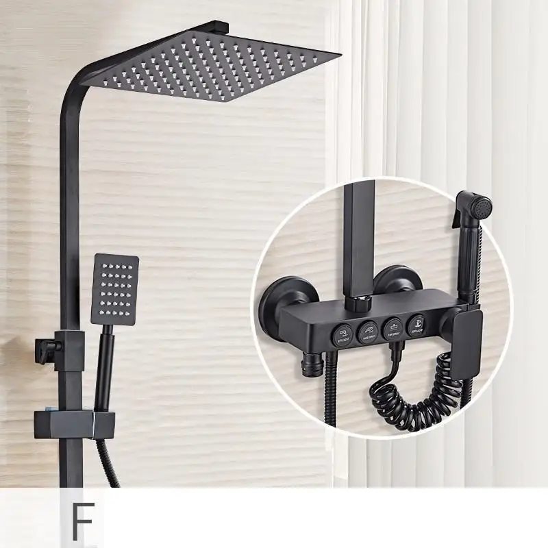 Version D Набор для душа Prysznic Conjunto Regadera Salle De Bain Douche Duschsystem Douchette Dusche Eletrico Ducha Do Banheiro Chuveiro - Цвет: Version D