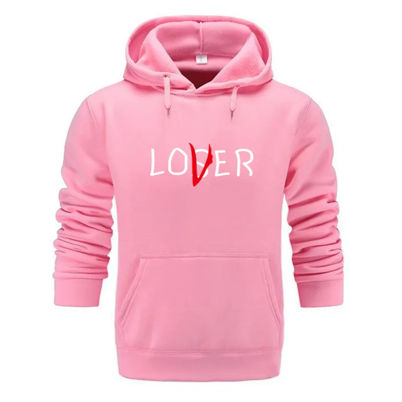 Клубные худи Movie It lossers для мужчин/женщин Harajuku losser Lover It Inspired Толстовка С Капюшоном Повседневный пуловер куртка пальто оверсайз