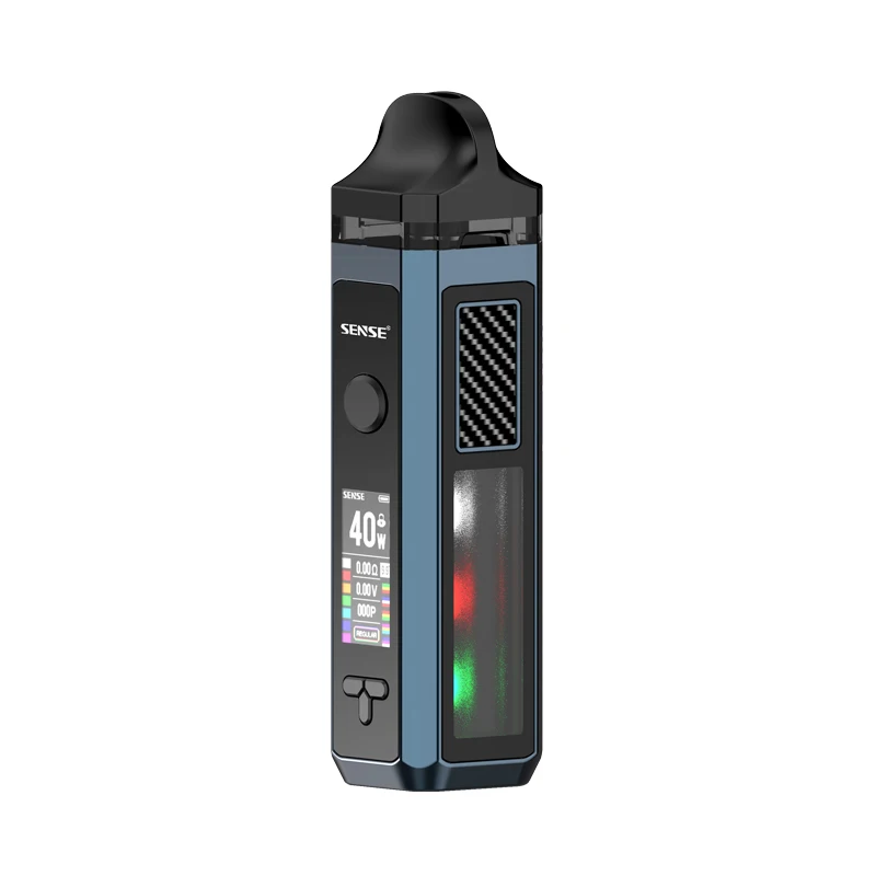 SENSE Herakes Pod Vape комплект Макс 40 Вт Mod 1500 мАч батарея и 6 мл многоразовый картридж Ом
