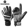 ROCKBROS gants de cyclisme automne hiver coupe-vent SBR écran tactile gants de vélo vtt respirant doigt complet antichoc gants de Sport ► Photo 1/6