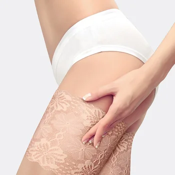 

Sexy Lace Thigh Bands Anti Friction Silicon Anti Slip Leg Protection Leg Warmers Summer Women Anti Chafing Thigh Bands 2 Pieces