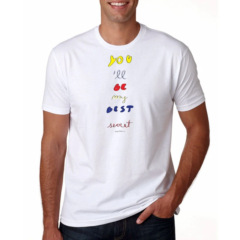 MY JOB IS TOP SECRET Mens T-Shirt Funny Printed Slogan Joke Top Gift Cotton short sleeve t shirt |