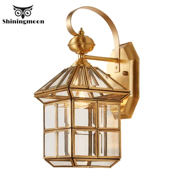 

American Loft Wall Lamps Modern Luxury Glass Led Art Wall Lamp Stairs Corridor Wall Sconce Lamp House Decoration Light Fixtures