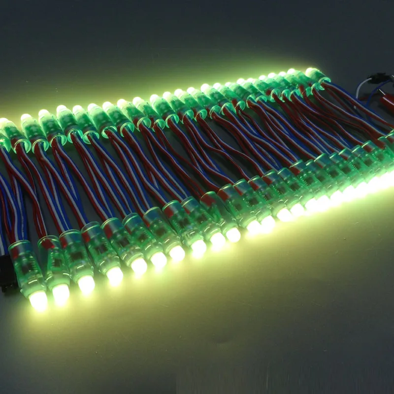 DHL Высокое качество Полный Цвет WS2811 IC пикселей RGB светодиодный модуль светильник отлично подходит для украшения рекламы светильник s DC5V/12 V