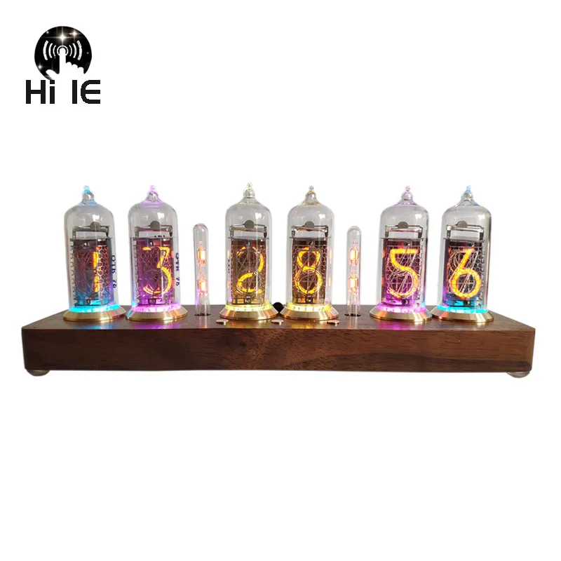Сенсорный выключатель электронные светящиеся трубки IN14 часы Nixie Tube цифровые
