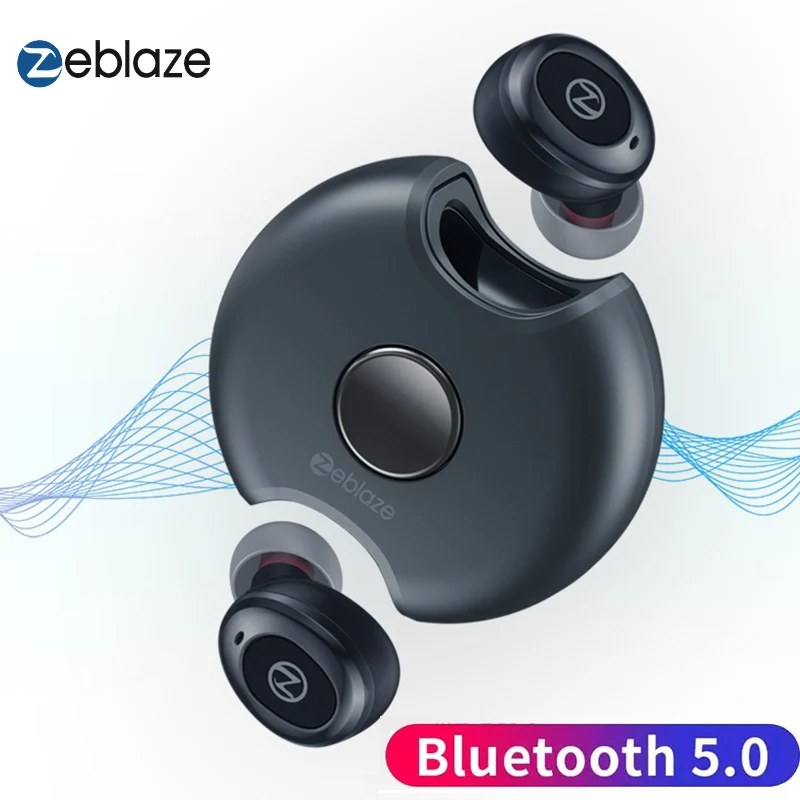 

Zeblaze Zepods TWS Wireless Earphone bluetooth 5.0 Deep Bass Stereo Earbus 360 Rotation Type-C Charging Noise Cancelling w/ Mic