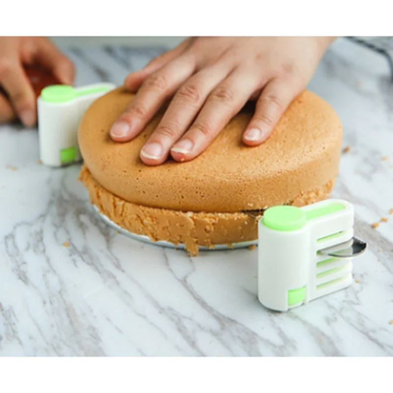 2 PCS Adjustable 5 Layers Cake Leveler Slicer DIY Cake Bread Leveler Slicer Baking  Gadget Tools Esg14398 - China Cake Slicer Tool and Cake Leveler price