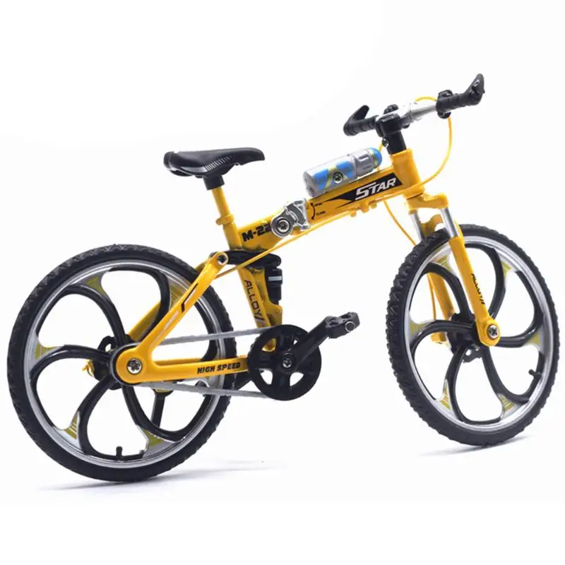 Мини-Пальчиковые BMX игрушечные велосипеды, имитация 1:10 из сплава, модель горного шоссейного велосипеда, технологический декор, BMX игрушки для детей, подарок