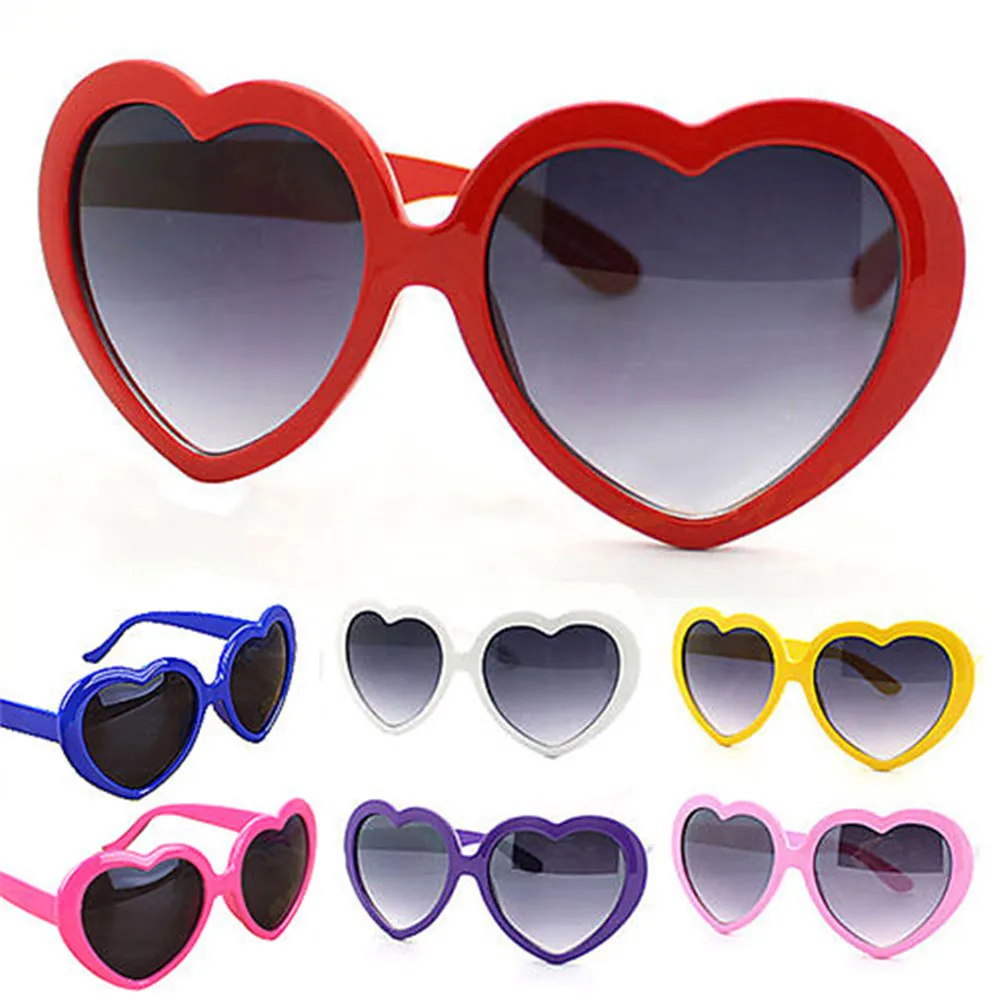 Love Heart Shaped Sunglasses Women Men Big Frame Fashion Love Sun Glasses UV400 Protection Unisex Eyewear Shade Goggles