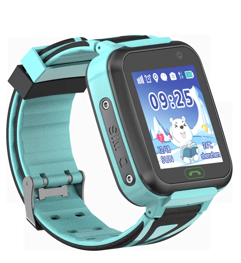 Дети трекер часы IP67 водонепроницаемый SOS GPS Wifi местоположение фонарик камера 1 44