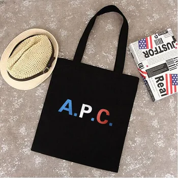

Fashionable tote bag literary and artistic small fresh one shoulder canvas bag reusable shopping bag portable large capacity