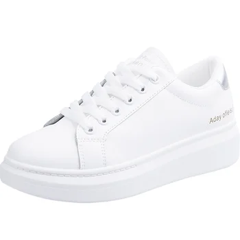 

Wild leisure platform sports white shoes 2020 spring and autumn new women's shoes student board shoes winter shoes