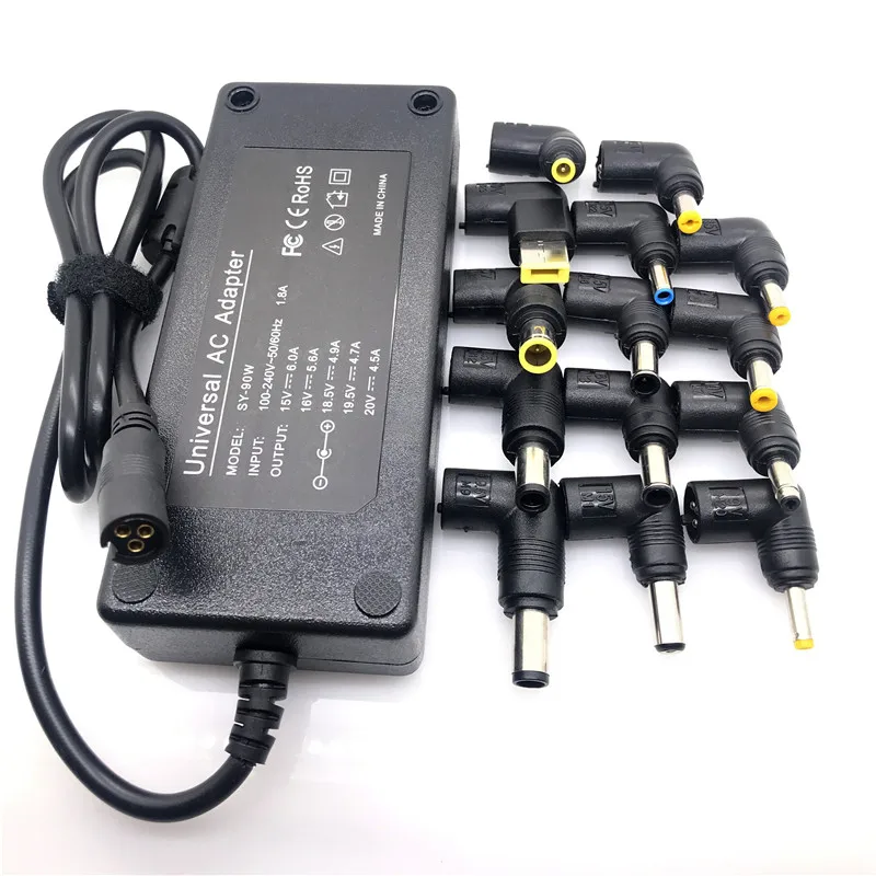 DC 15 V/16 V/18,5 V/19,5 V/20 V 4.74A-6A 90W ноутбук AC универсальный адаптер питания зарядное устройство для ASUS DELL Зарядка для ноутбука Toshiba