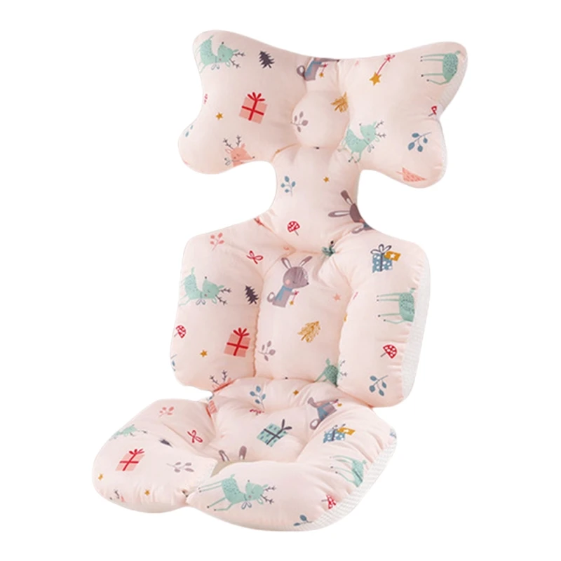 Doublure de siège de poussette universelle pour bébé, tapis en coton, matelas de couchage chaud, Support de tête, oreiller, poussette pour bébé, chaise haute C