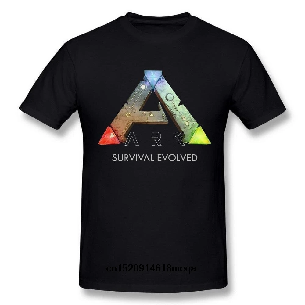 Rebecca летитиа Мужская Ark Survival Evolved игра логотип плакат черная футболка XXXX-L | одежда