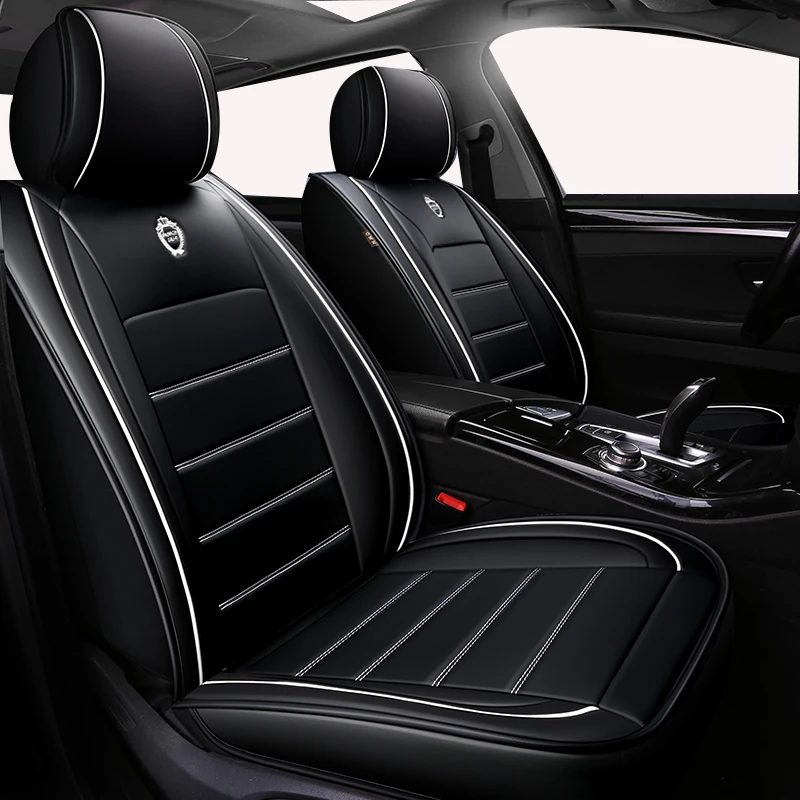 Deluxe универсальные автомобильные чехлы на сиденья машины для Volkswagen vw passat b5 b6 b7 polo 4