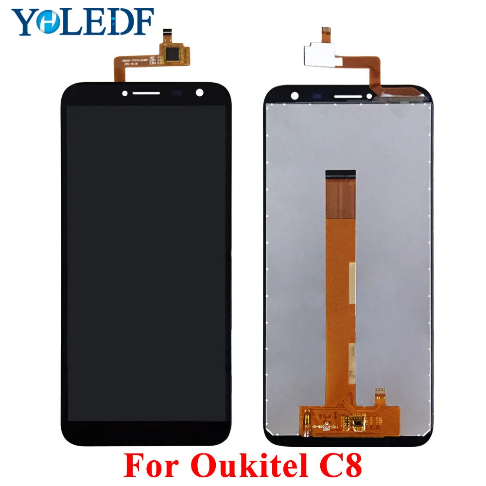 LCD For Oukitel C8 Display Touch Screen Pantalla Digitizer Assembly Repair Part with Glass Panel Replace Tools | Мобильные телефоны