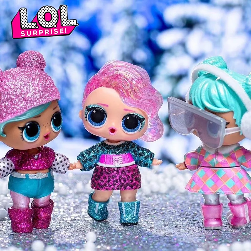 

Original lol Surprise Doll Winter Disco Series Glitter Globe Fashion Doll Blind Box DIY Handmade with Boy and Girl Toy Kid Gift