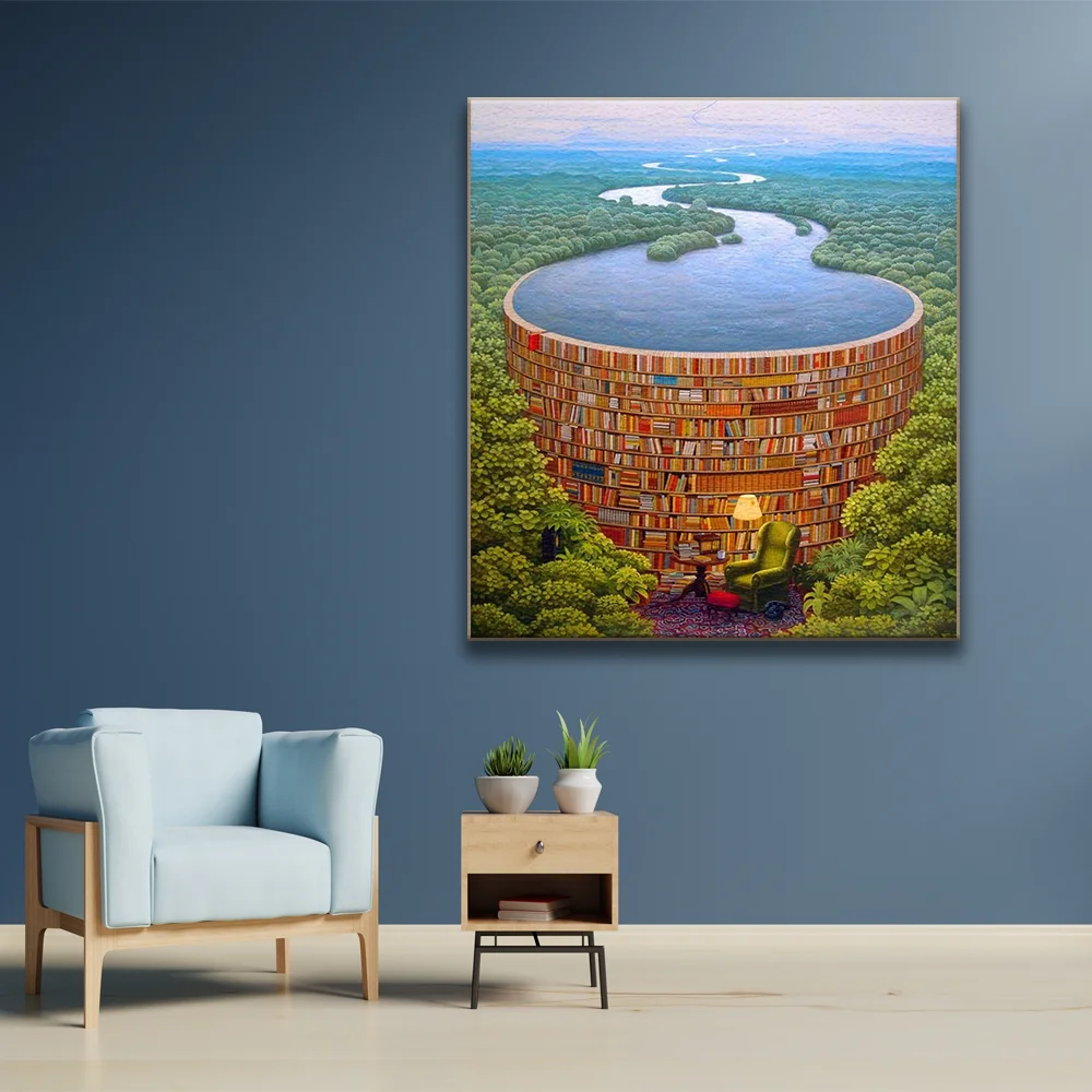 

Abstract Art Picture Painting By Numbers On Canvas The Ocean Of Knowledge Modern Wall Art Decoration For Home Unique Gift 40*50