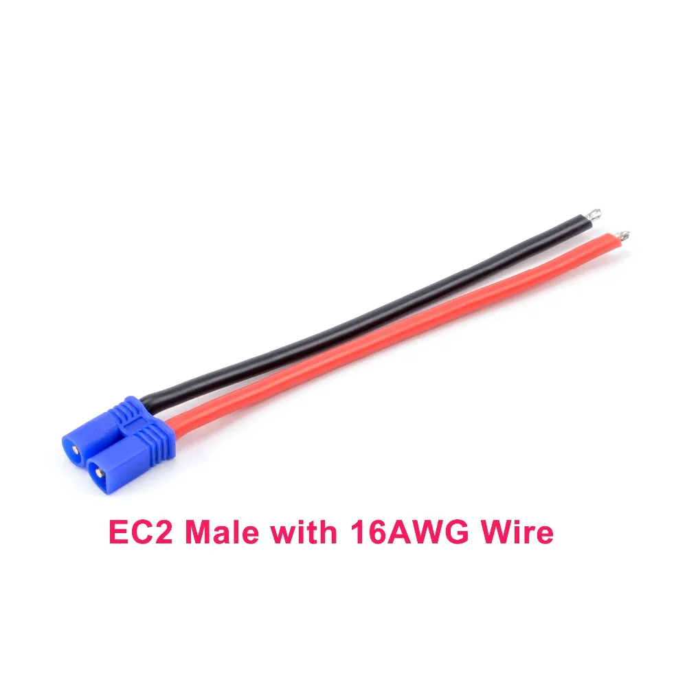 EC2 Male with 16AWG Wire