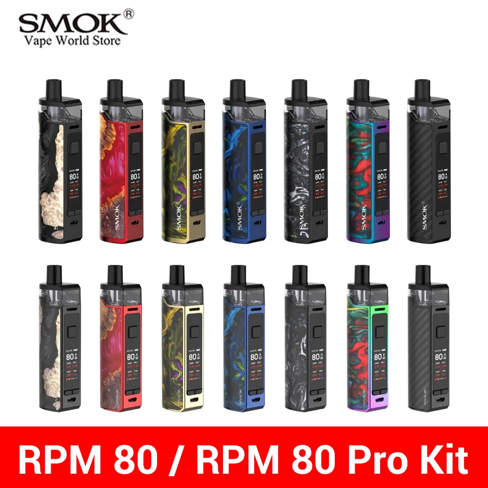 Электронная сигарета SMOK RPM80 PRO 5 мл электронная испаритель VS RPM40 S268|Системы