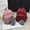 Women Mini Backpack Corduroy Small Crossbody Bag For Teenage Girl Striped Soft Cloth Fabric Shoulder Bag Ladies Kids Phone Purse 1