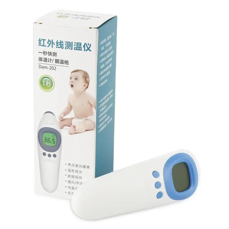 

Infrared Thermometer Digital For Baby Adult Forehead Thermometer Forehead Gun Handheld No-contact Touch IR Infrared Thermometer