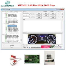 Программное обеспечение для коррекции одометра MTool V1.46 для Ford Mazda hyundai KIA Mitsubishi Renault Toyota