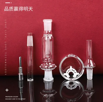 

Transparent NC Glass Hookah Accessories Glass Product Cigarette Set tips shisha meth glass pipes for smoking crystal