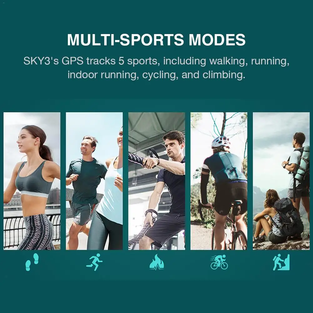 Для COLMI SKY3 gps Смарт-часы IP67 Альпинизм шаг часы для IOS Android телефон браслет Спорт Фитнес Трекер Смарт-браслет