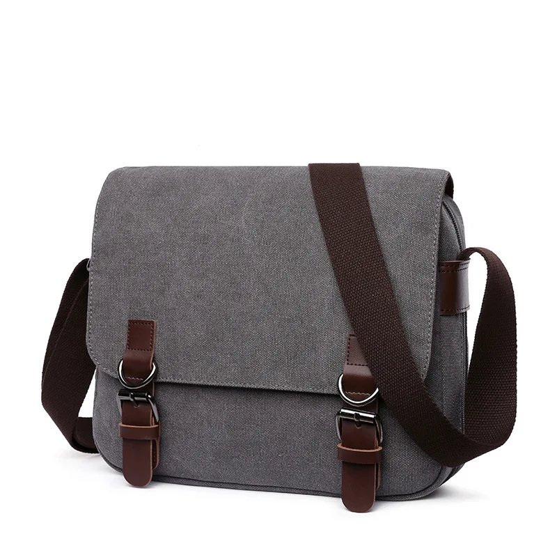 30cm Men Shoulder Crossbody Bags Expansion Large Canvas Satchel Leidure Casual Strong Fabric Durable Designer High Quality