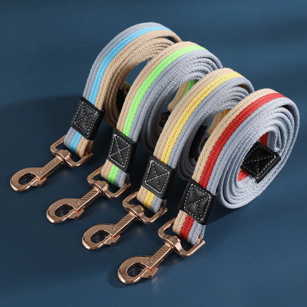 Cotton Pet Leash Lengthened Traction Rope Durable Dog Walking & Training Leash - PeticaDeals