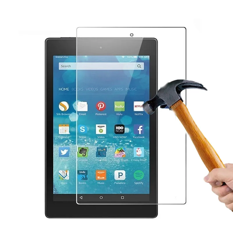 Закаленное стекло для защиты экрана Nubia Kindle Fire HD 10 2015 2017 2019 1 дюймов полное