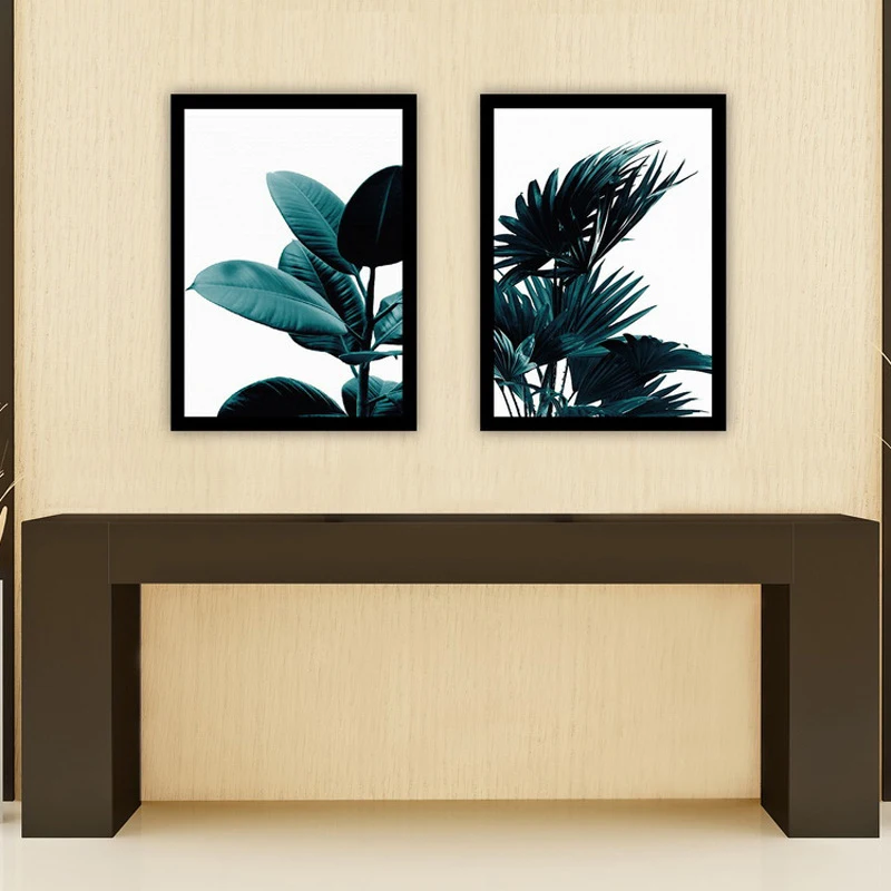 Green Plants Oil Painting Wall Art Painted Canvas No Frame Home Hallway Mounted Paintings Decor | Дом и сад