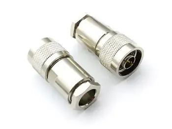 

20-50PCS COPPER N Male Plug RF Coaxial Connector Clamp for LMR400 RG8 RG213 RG225 Coaxial Cable