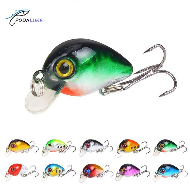 Mini Crank Bait Trolling Fishing Lure For Pike Trout Bass Vobler