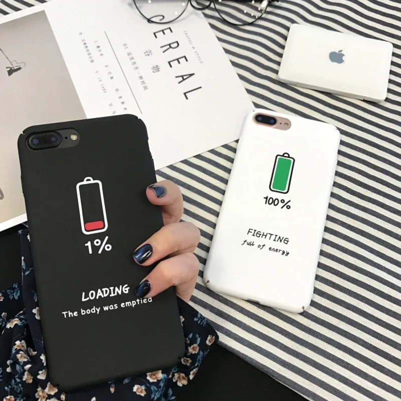 Fried chicken personality charging power phone case for iPhone11 X XS XR XSMax 8 7 6 6S PluS couple models drop protection cover |