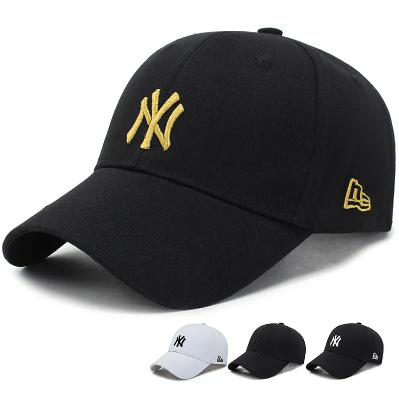 

Cotton NY Three-dimensional Embroidery Men Women Summer Outdoor Baseball Snapback Visor Sun Caps Adjustable Bone Hats Gorras