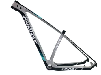

2019 THRUST Bicycle Accessories T1000 mtb carbon framewor 29er/27.5er 15/17/19inch black-grey Carbon fiber bike mountain frame