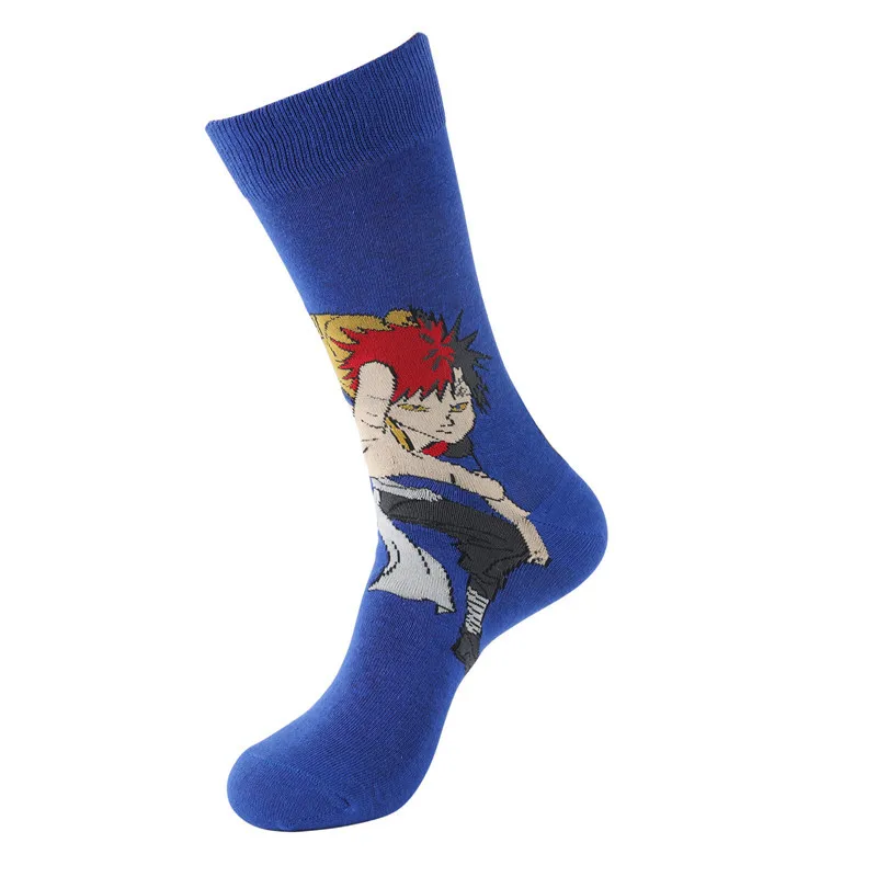 

Cartoon men and women socks anime characters personality trend tube socks TV adult men socks Japanese and Korean brands