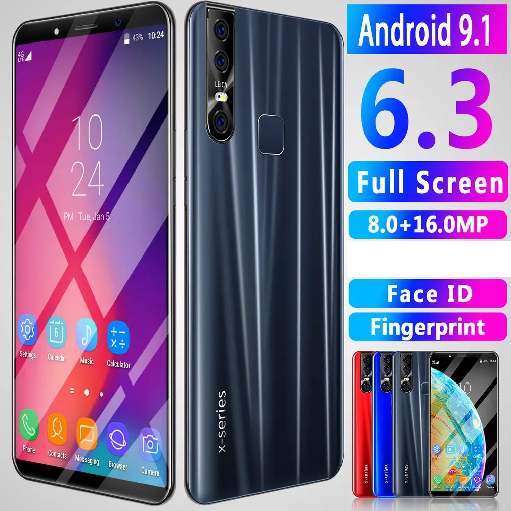 X27 Android 9 0 Smartphone 5 99 HD 1600 million pixels 8 core processor 4000mAh Dual 4