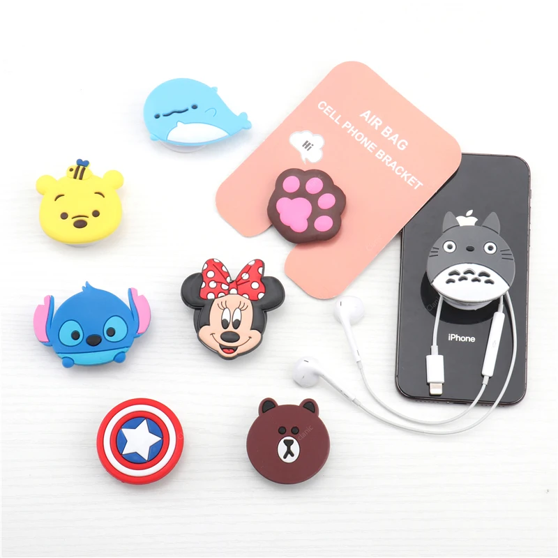 

Cute Cartoon Mobile Phone Grip Bracket Phone Expanding Stand Phone Finger Ring Holder for Phones for Iphone X Xs 8 Xiaomi Redmi