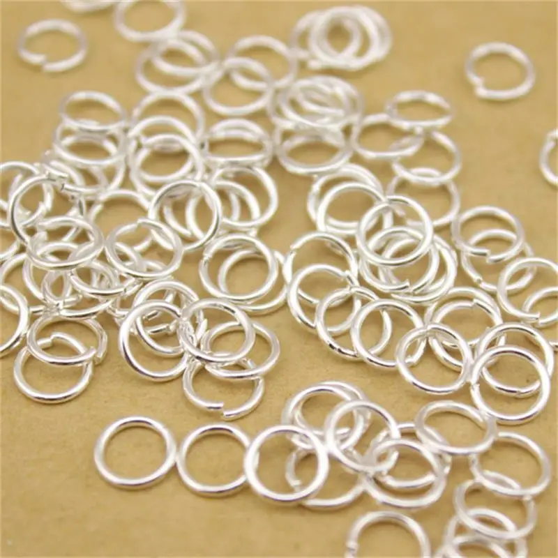 100-200pcs DIY Jewelry Findings Open Single Loops Jump Rings Split Ring for jewelry making Open Jump Rings Connectors Wholesale