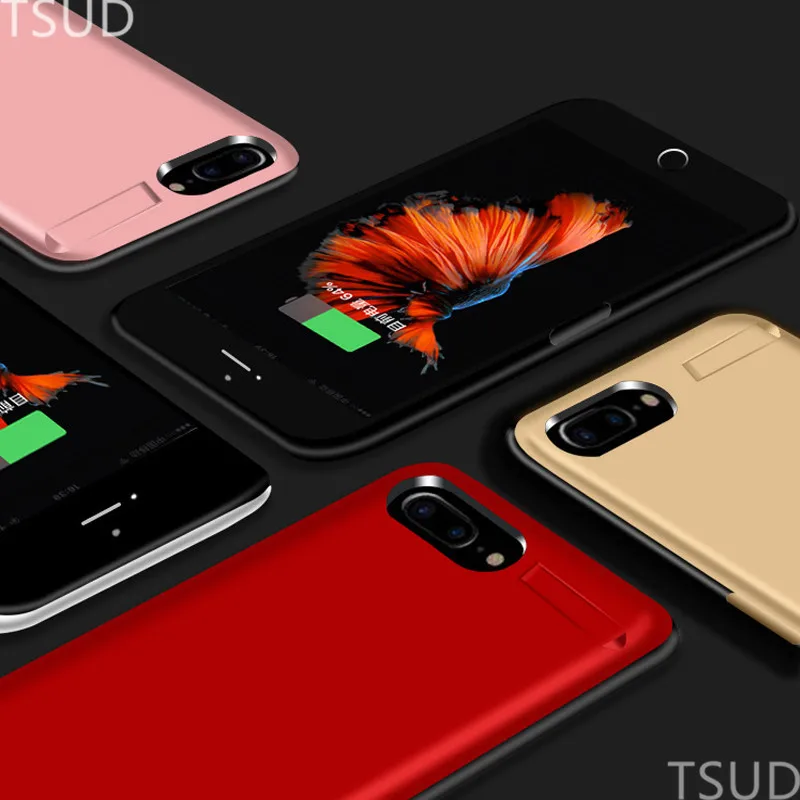 

5200mah ultra thin batetry charger case for iphone 6 6s 7 8 external portable wireless chargring for iphone 6 6s 7 8 luxury