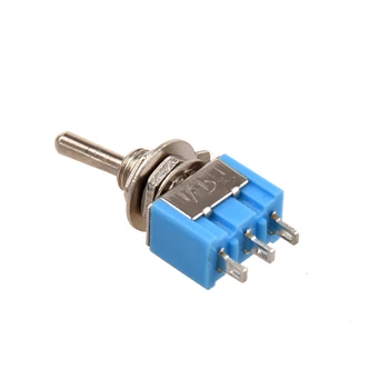 

New AC 250V/3A 120V/6A ON-OFF 2 Position SPDT Self Locking Toggle Switch 5 Pcs
