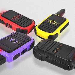 Walkie talkie professionnel couleur mini ultra mince ultra petit USB charge directe 3XUE 