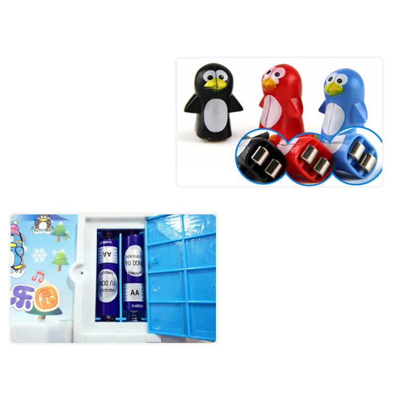 Brinquedos para Crianças Engraçado Pinguim Escalada Escadas Música Pai-filho Quebra-cabeça Slide Brinquedos Interativos Elétrico Railcar 4 Cheap Brincadeiras e piadas