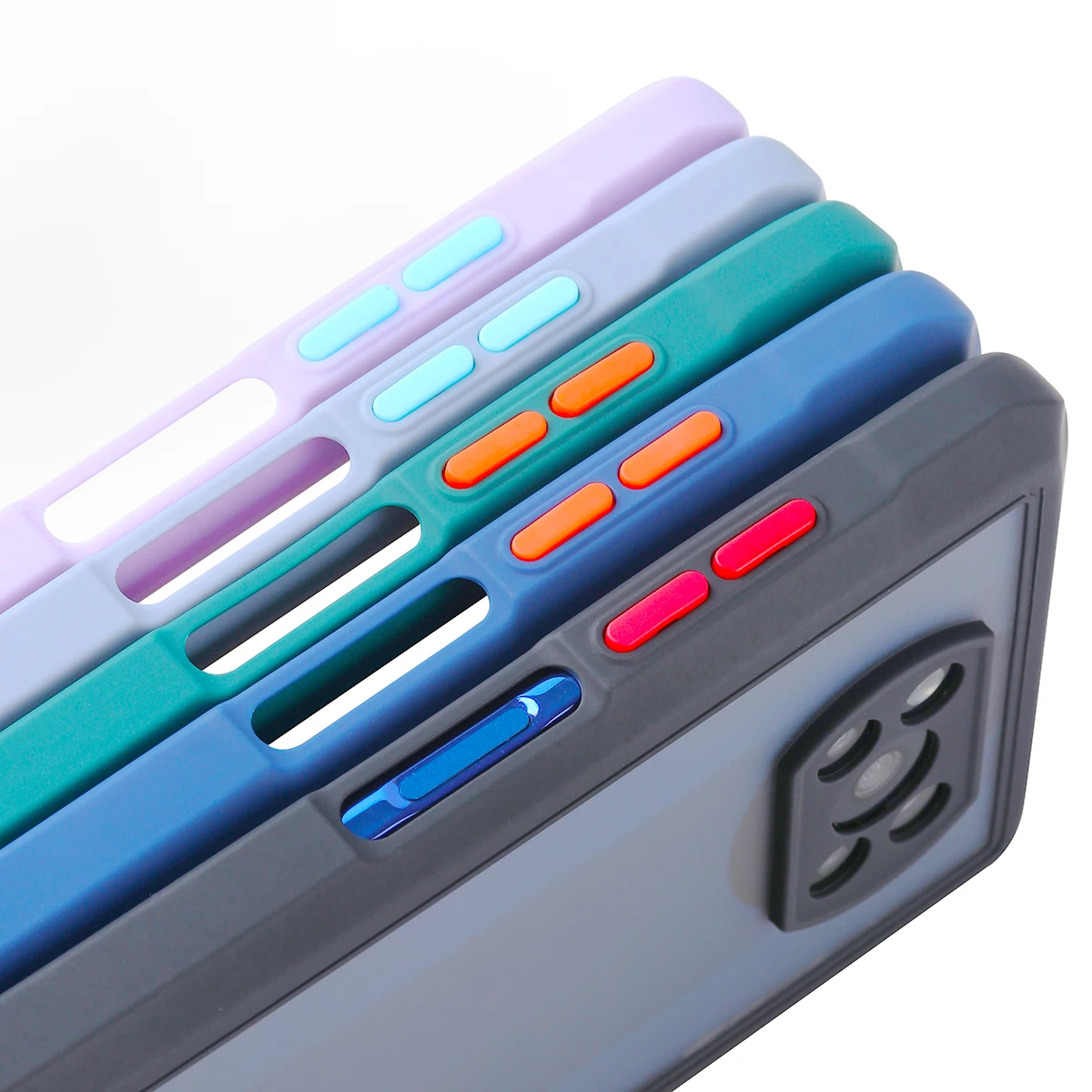 Xiaomi-funda trasera mate con NFC Poco X3, protección a prueba de golpes para PC + TPU, piel de bebé, con forma de moda, recubrimiento antidedos