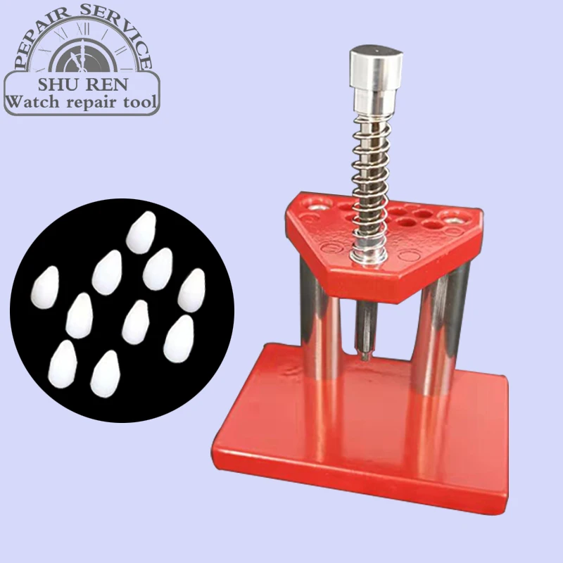 Free shipping Watch tools watch needle picker watch pointer mounter 10 molds punch repair tools hand 3