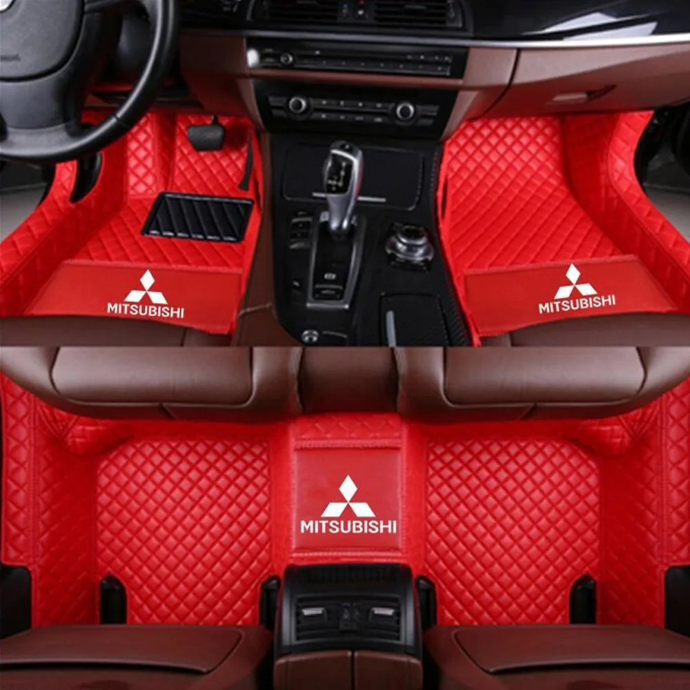 

Car floor mats with Logo/Brand Logo for Subaru Forester Outback Tribeca XV 5D car-styling heavy duty all weather carpet floor li